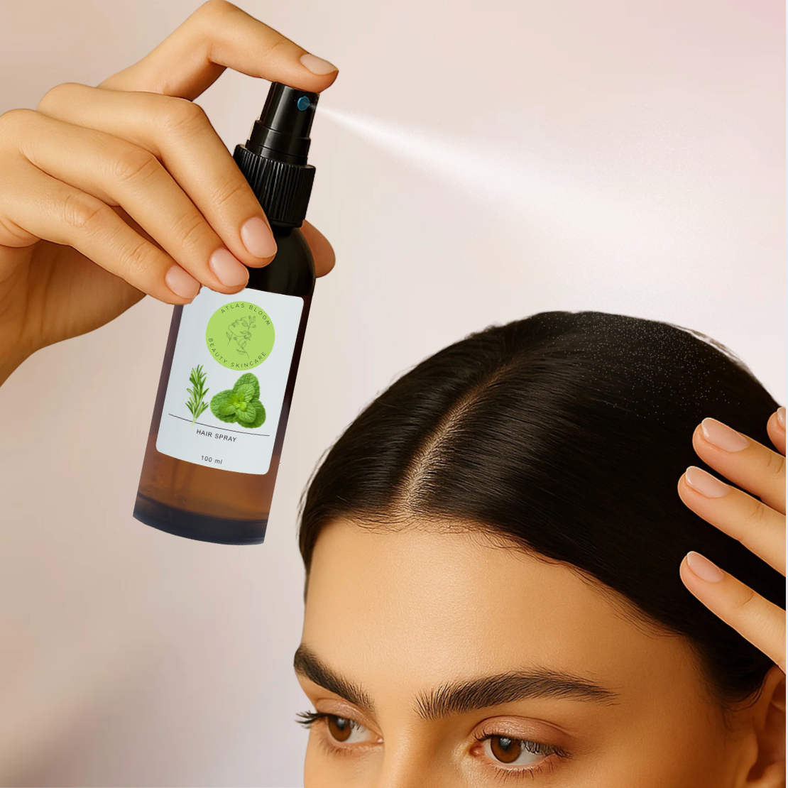 Spray Capillaire Naturel – Romarin & Menthe